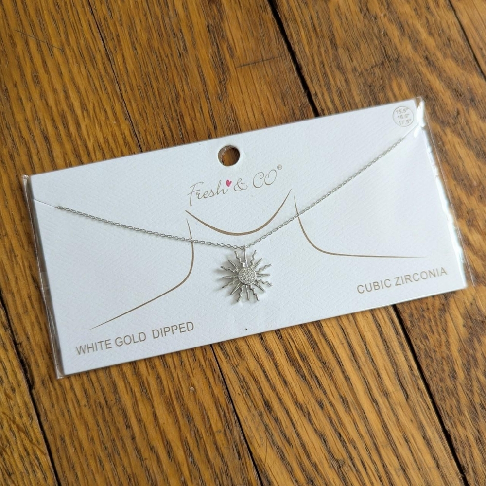 Fresh & Co. Sun Pendant Necklace